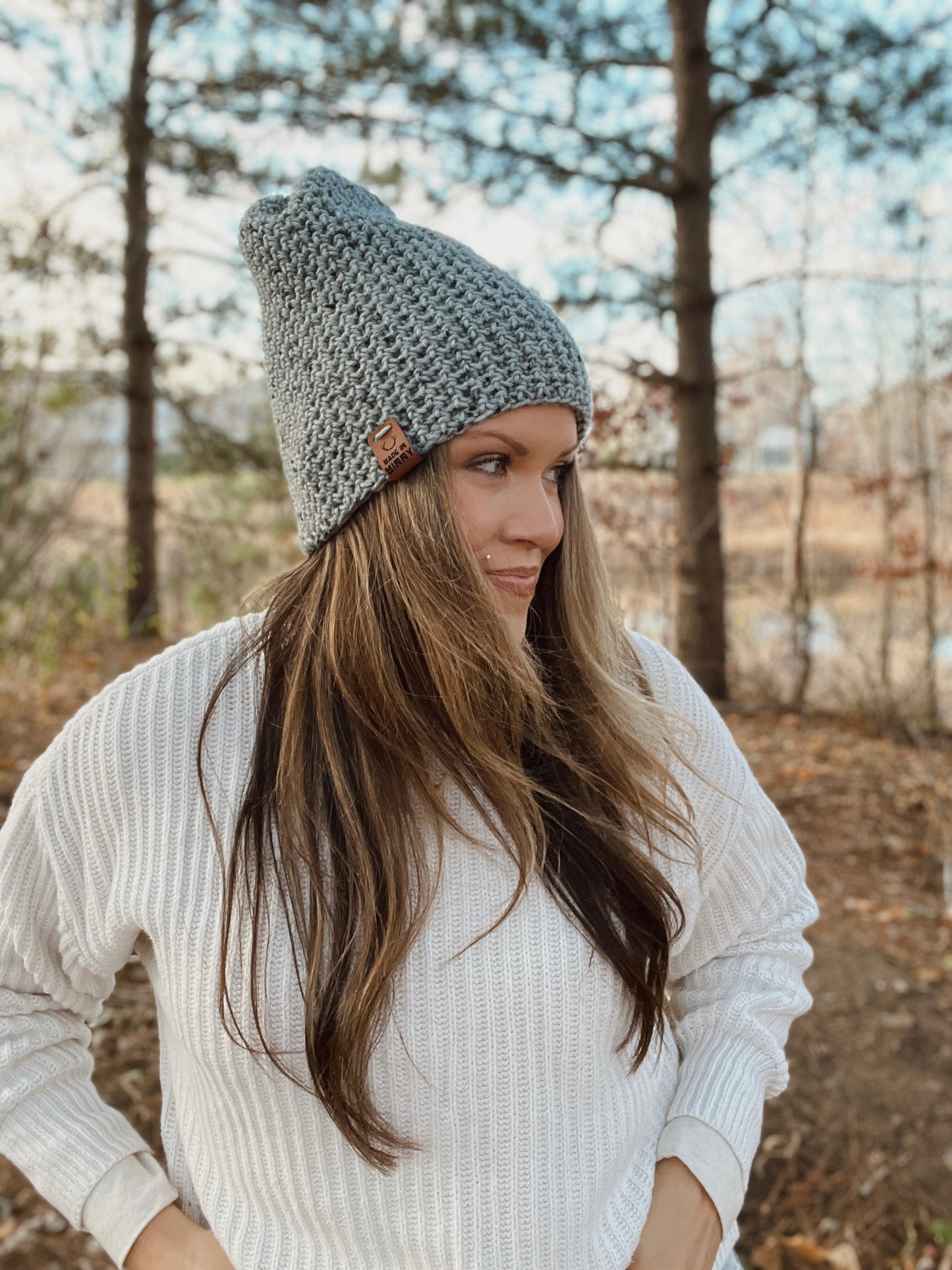 Minny Beanie | Gray Fleck