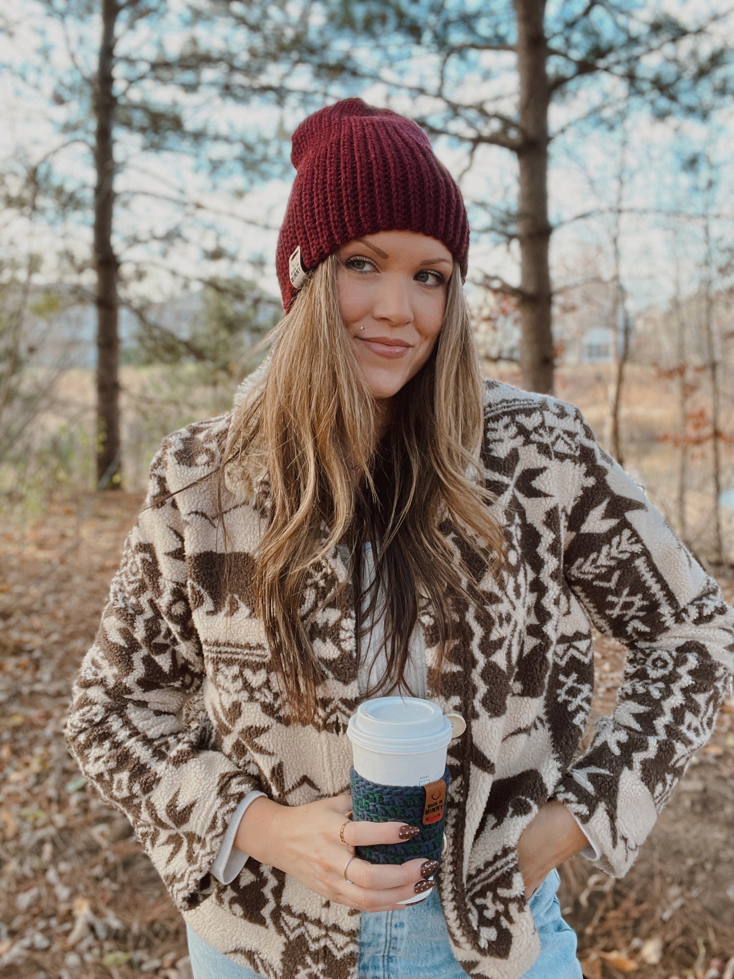 Everyday Light Beanie | Burgundy