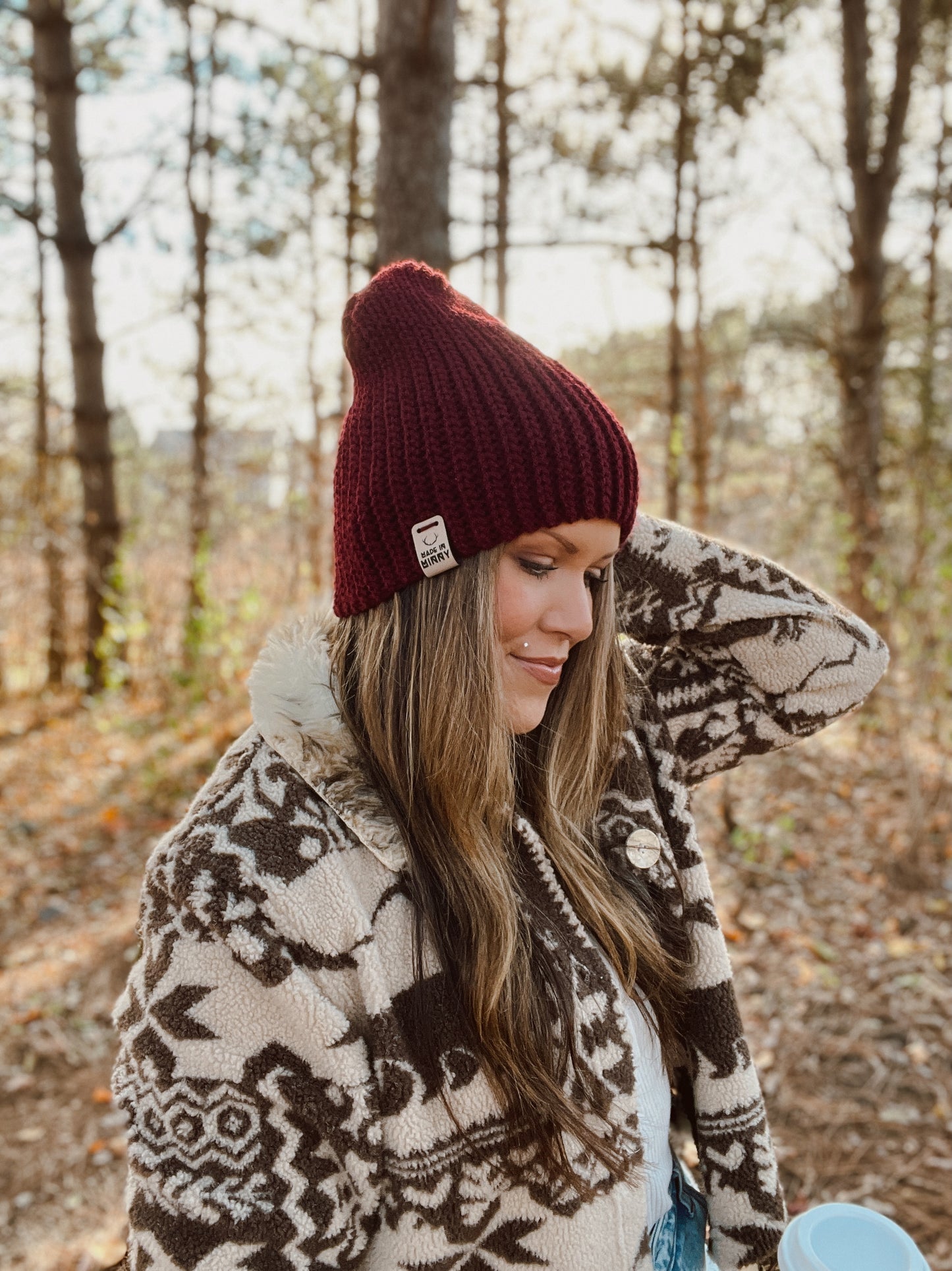 Everyday Light Beanie | Burgundy