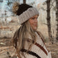 Chunky Dreamer Beanie | Tan & Black