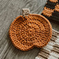 Pumpkin Crochet Coaster