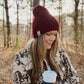 Everyday Light Beanie | Burgundy