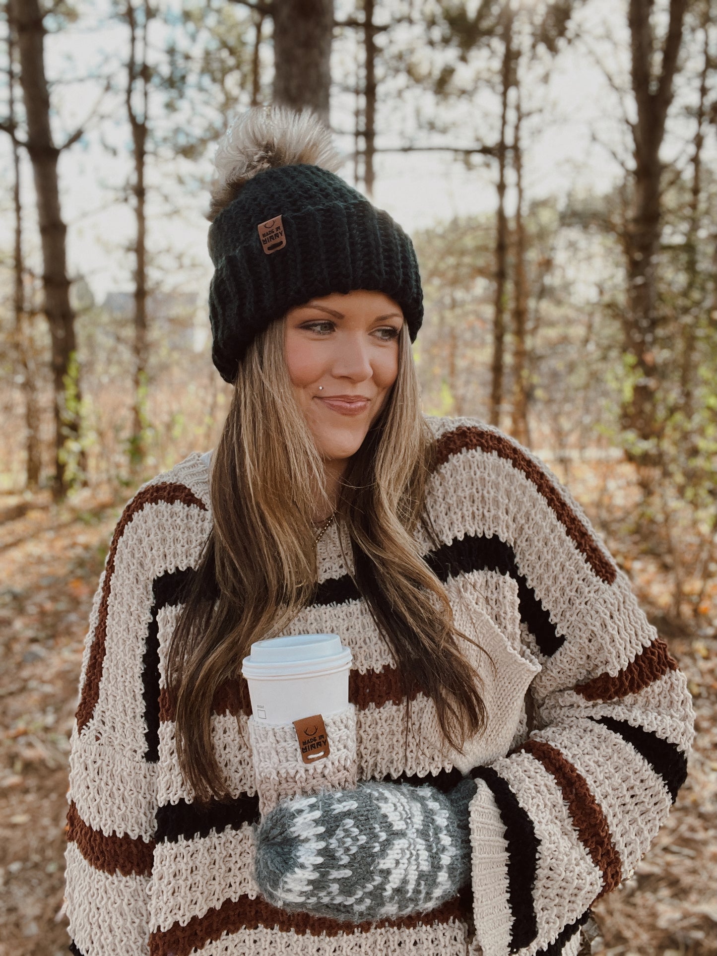 Minny Foldover Beanie II | Chunky Black