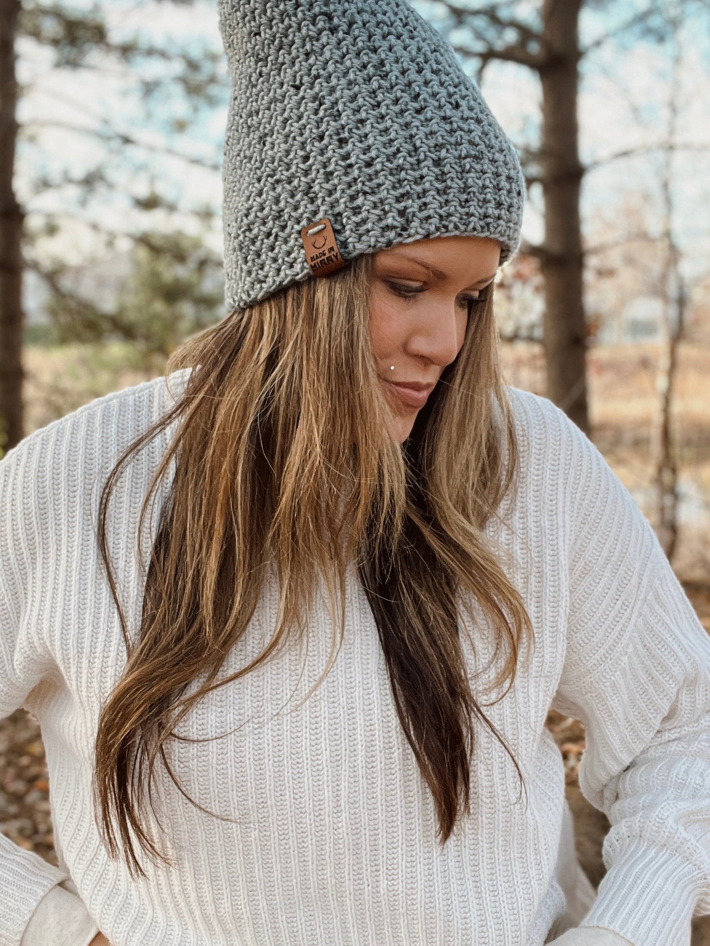 Minny Beanie | Gray Fleck