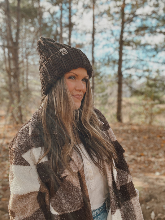 Cloudfold Beanie | Chocolate Brown