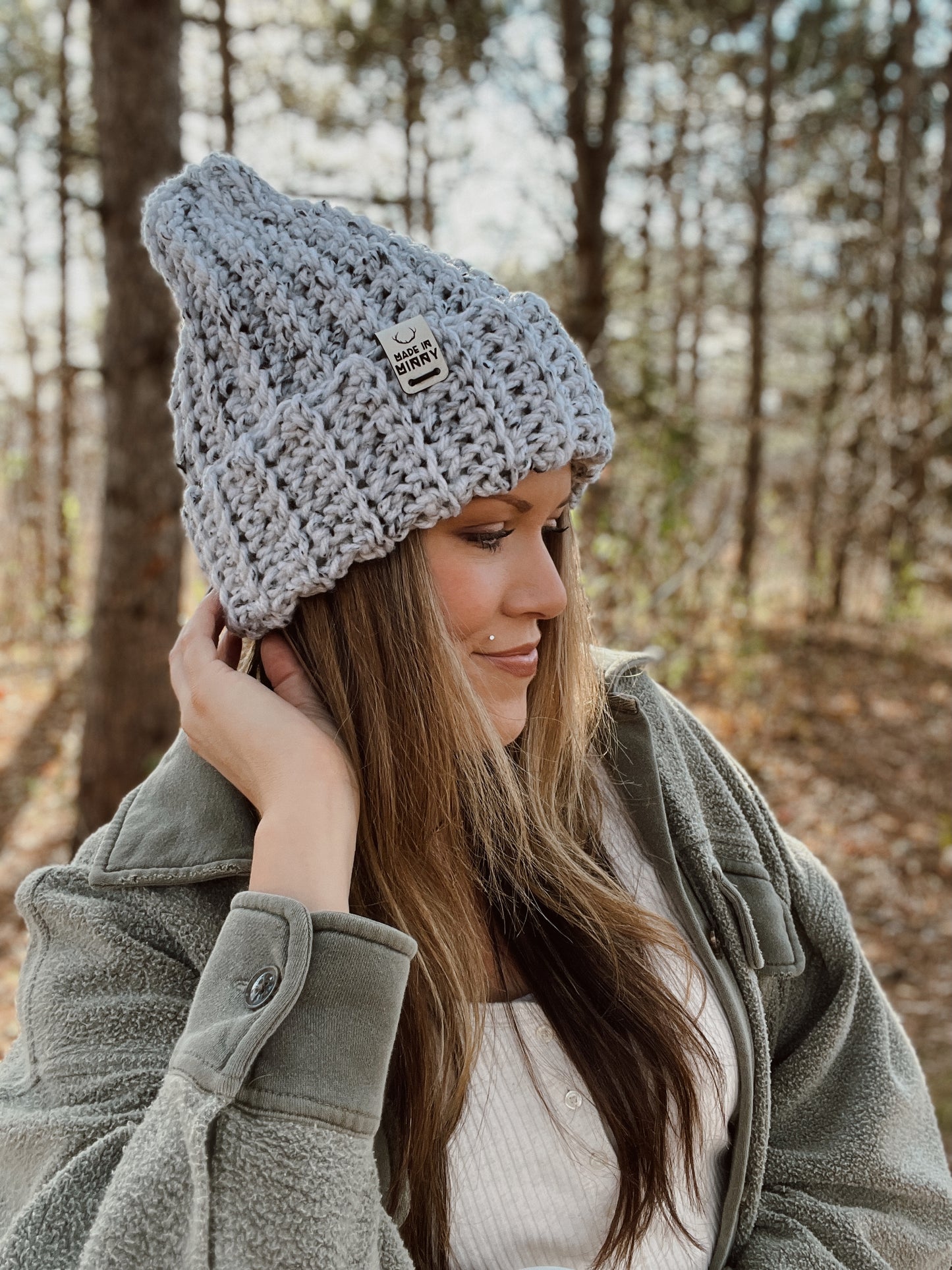 Cloudfold Beanie | Bulky Light Gray Fleck – Limited Edition