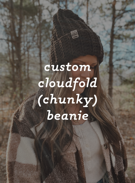 Cloudfold Beanie (chunky) | CUSTOM
