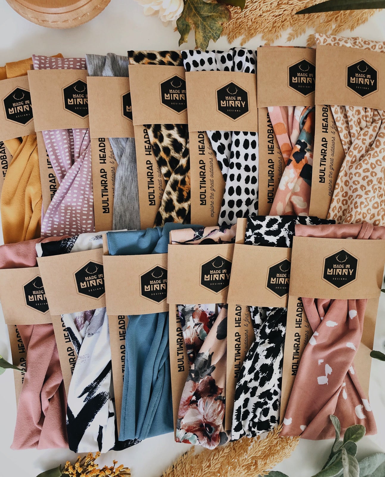 Multiwrap Headband | Multicolored Leopard