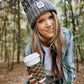 Crochet Pattern: Monochrome Waffle Beanie