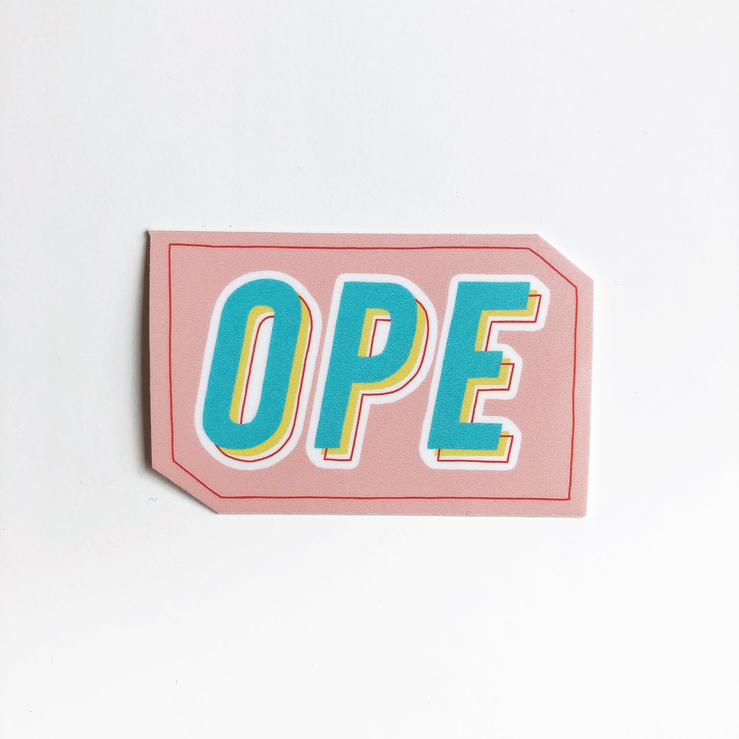 OPE Vinyl Sticker