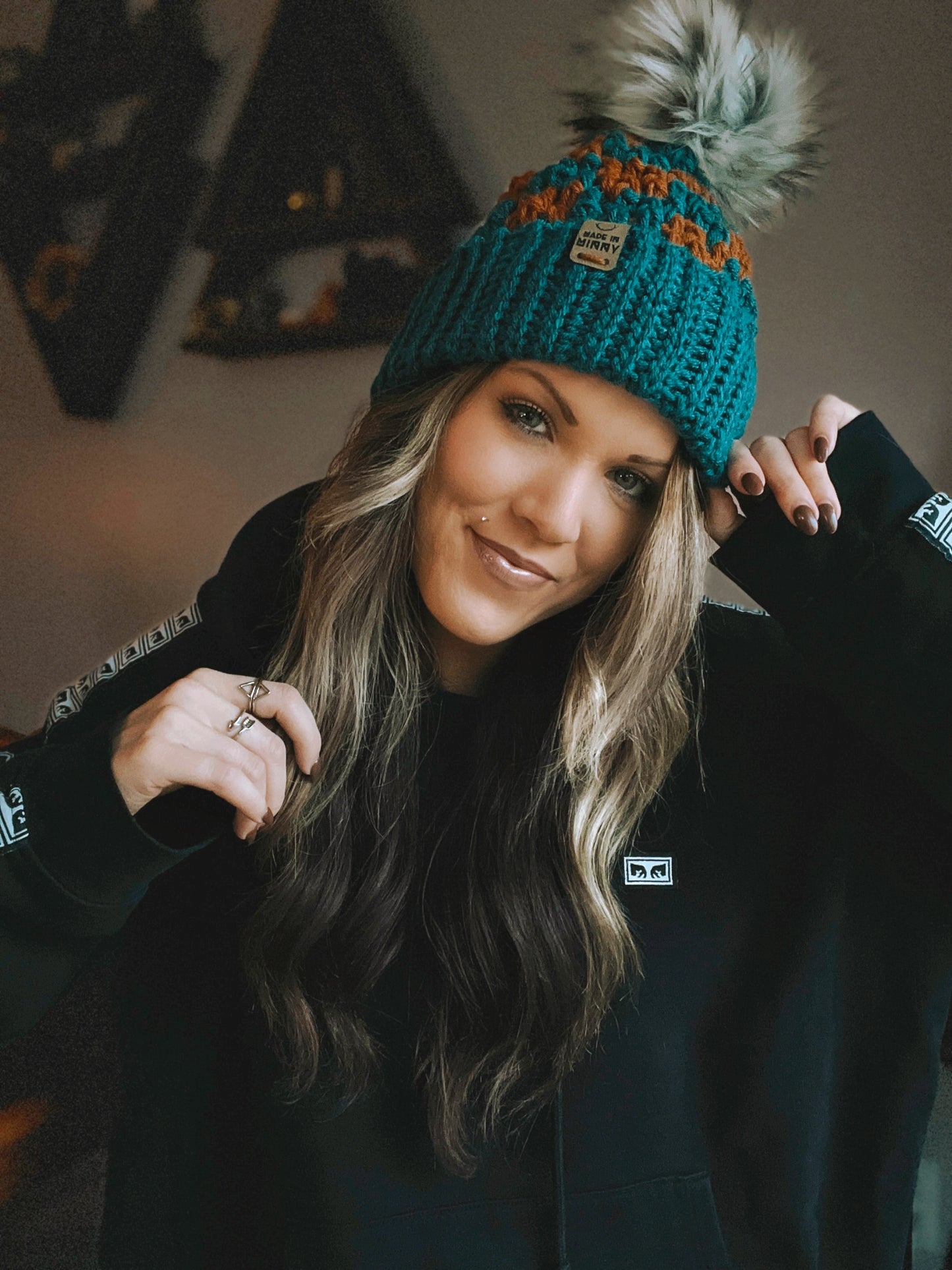 Crochet Pattern: Chunky Check Beanie